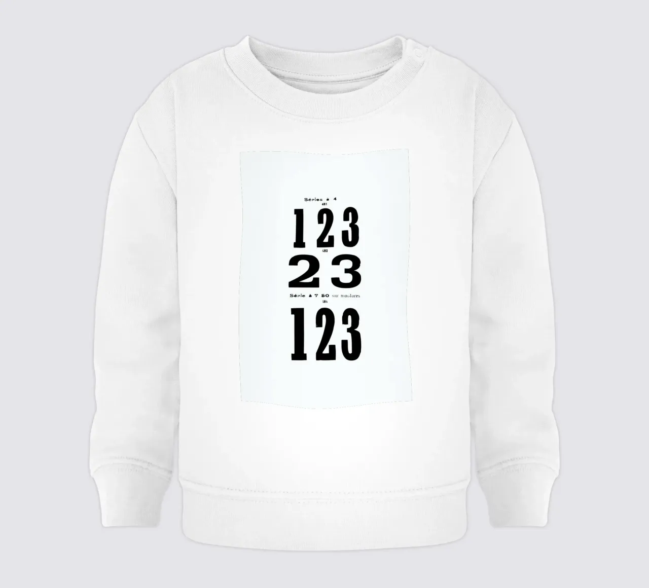 123 felpa neonato da Mr Cup