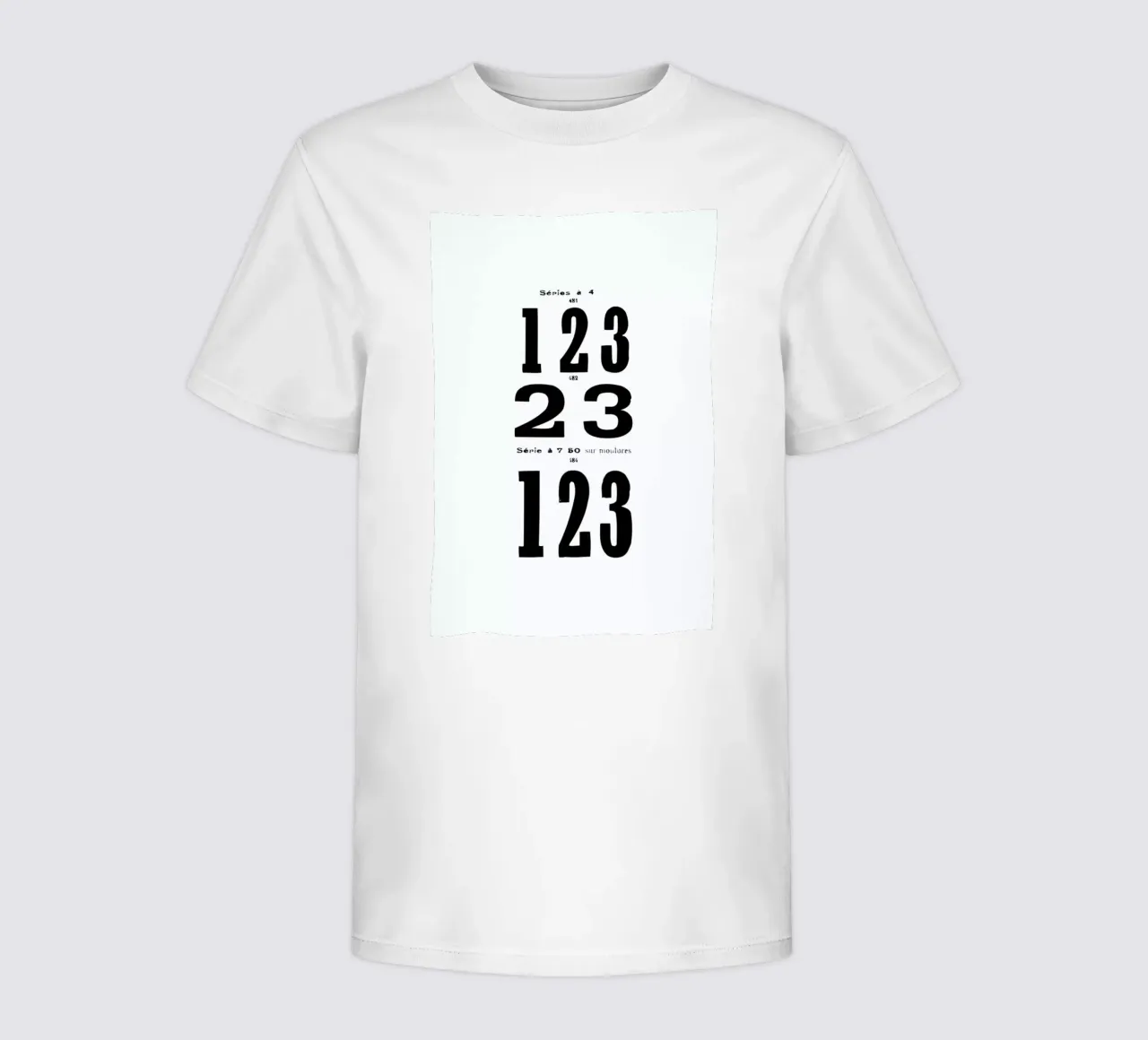 123 t-shirt bambini da Mr Cup
