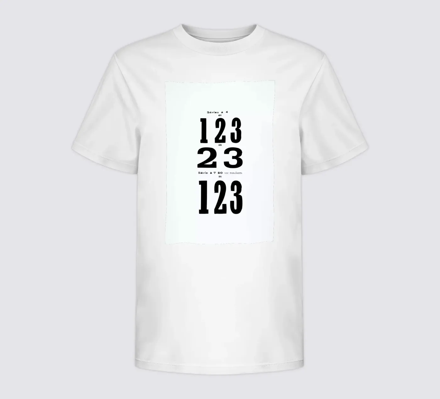 123 t-shirt bambini da Mr Cup