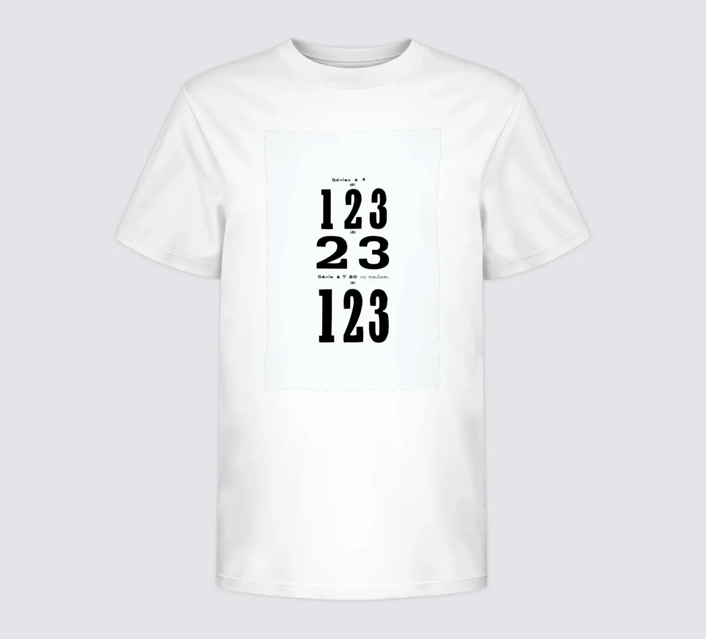 123 t-shirt bambini da Mr Cup