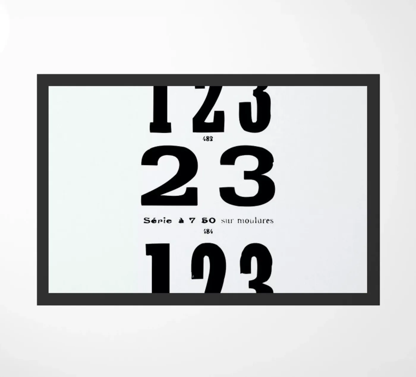 123 deurmat van Mr Cup