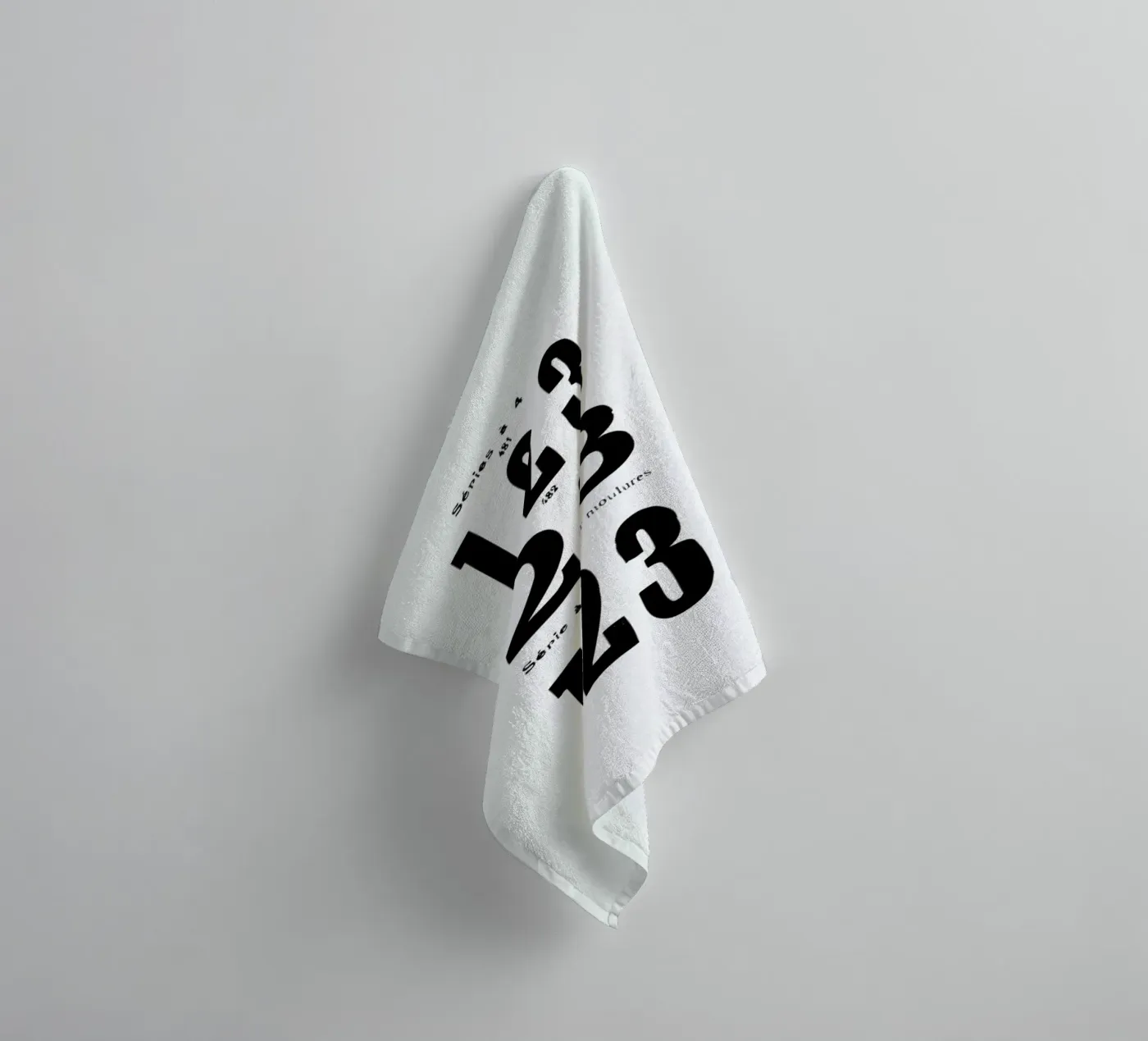 123 badhanddoek van Mr Cup
