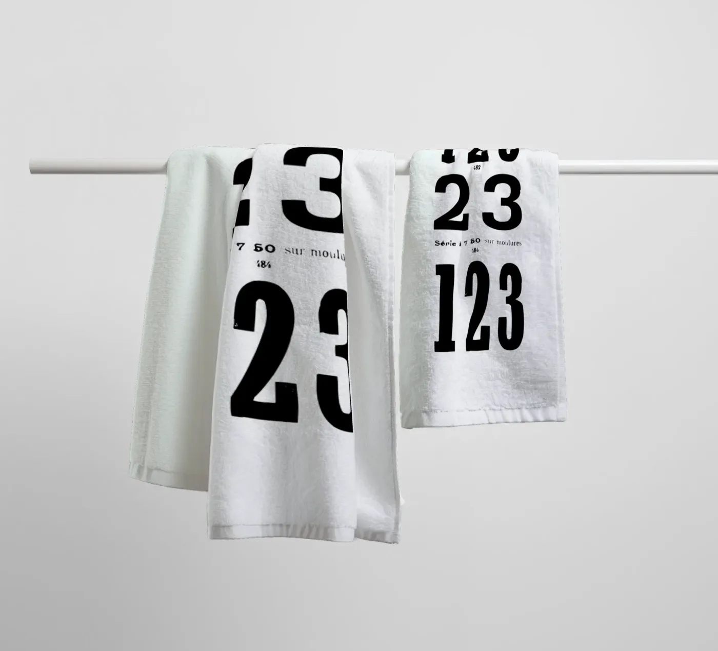 123 badhanddoek van Mr Cup