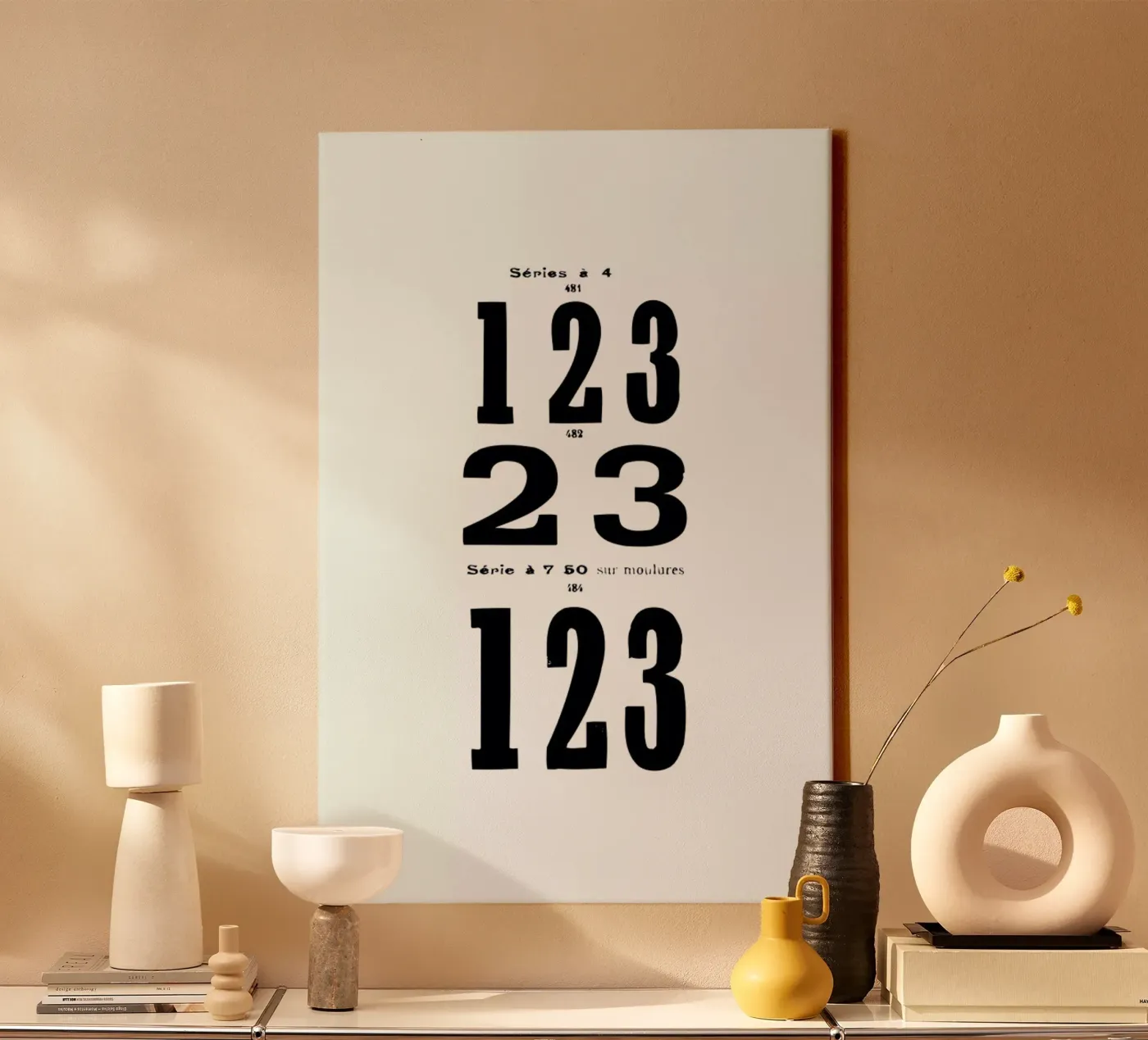 123 canvas van Mr Cup