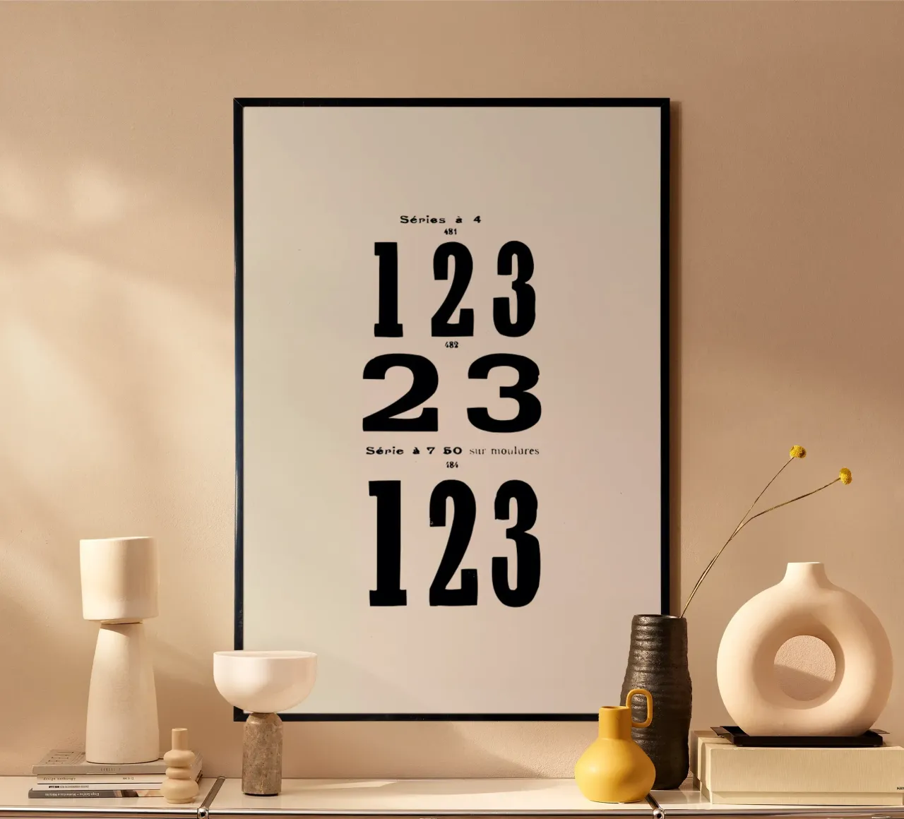 123 poster da Mr Cup