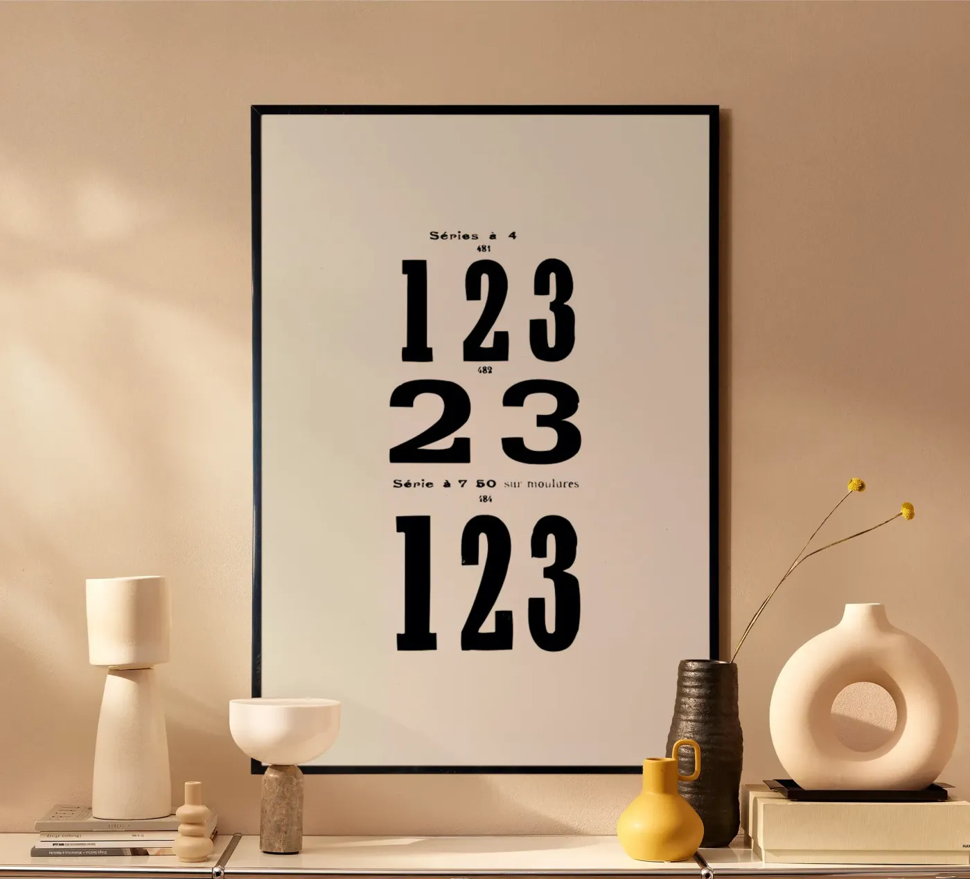 123 poster da Mr Cup