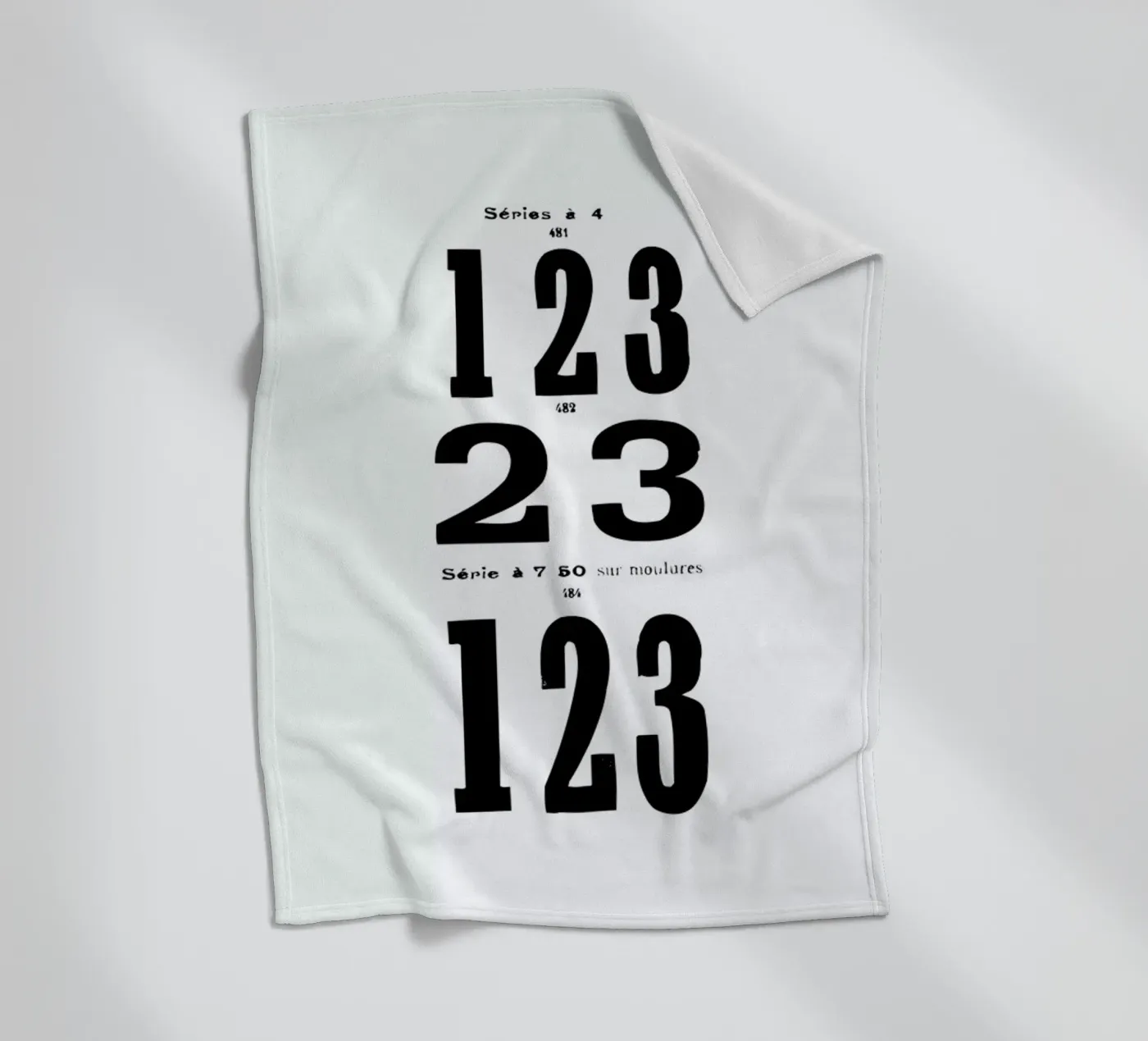 123 fleecedeken van Mr Cup