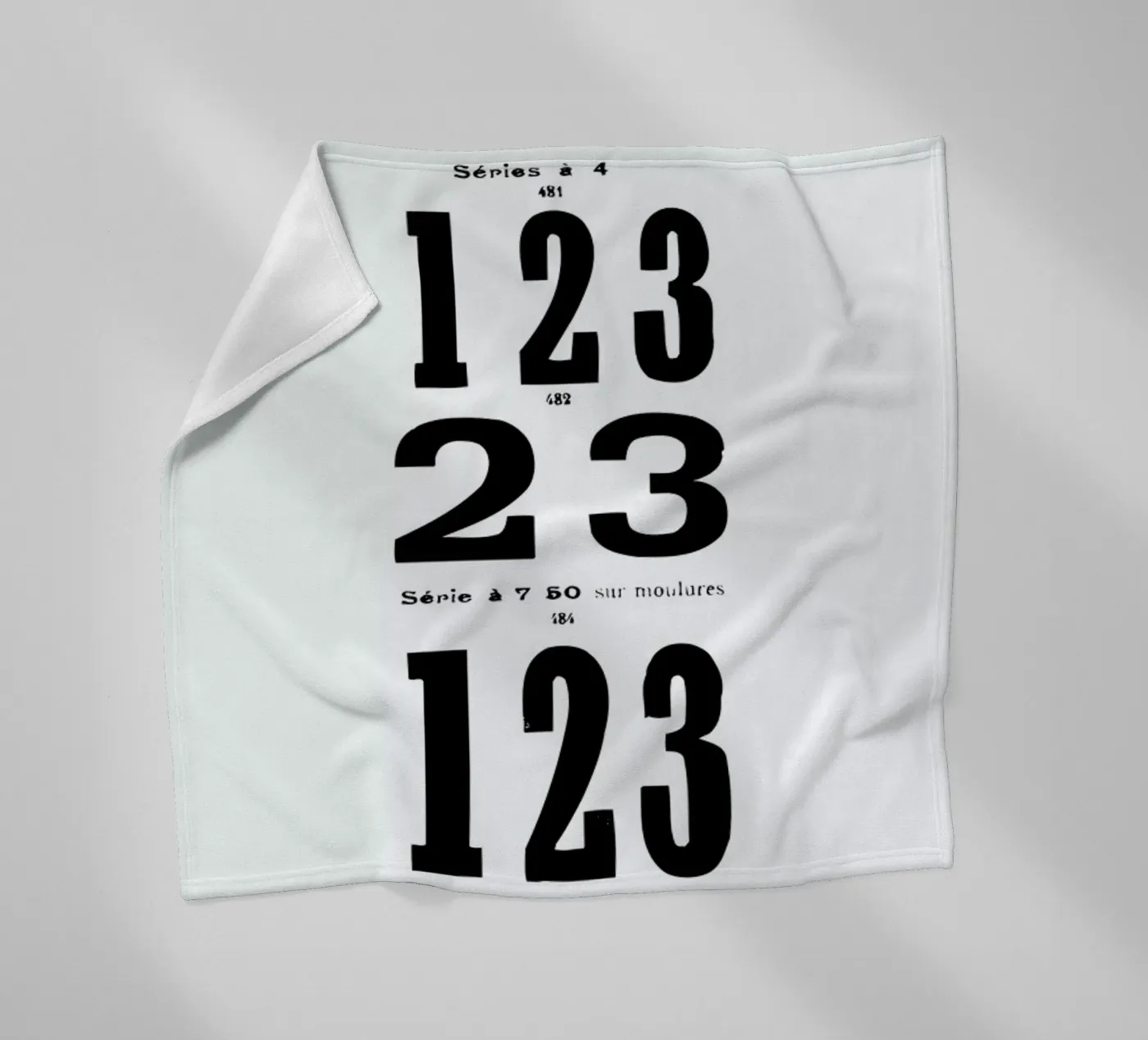 123 fleecedeken van Mr Cup