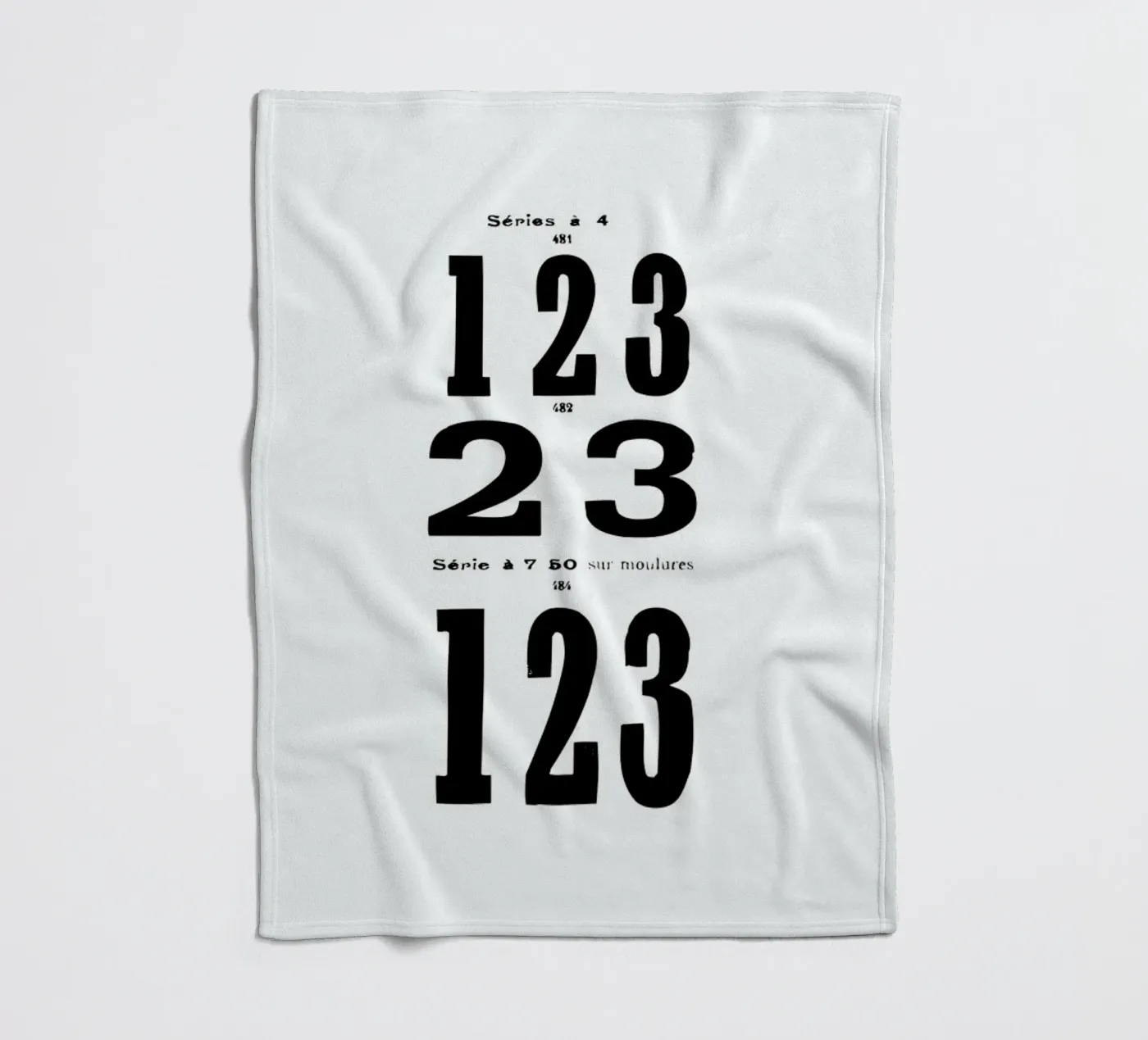 123 fleecedeken van Mr Cup