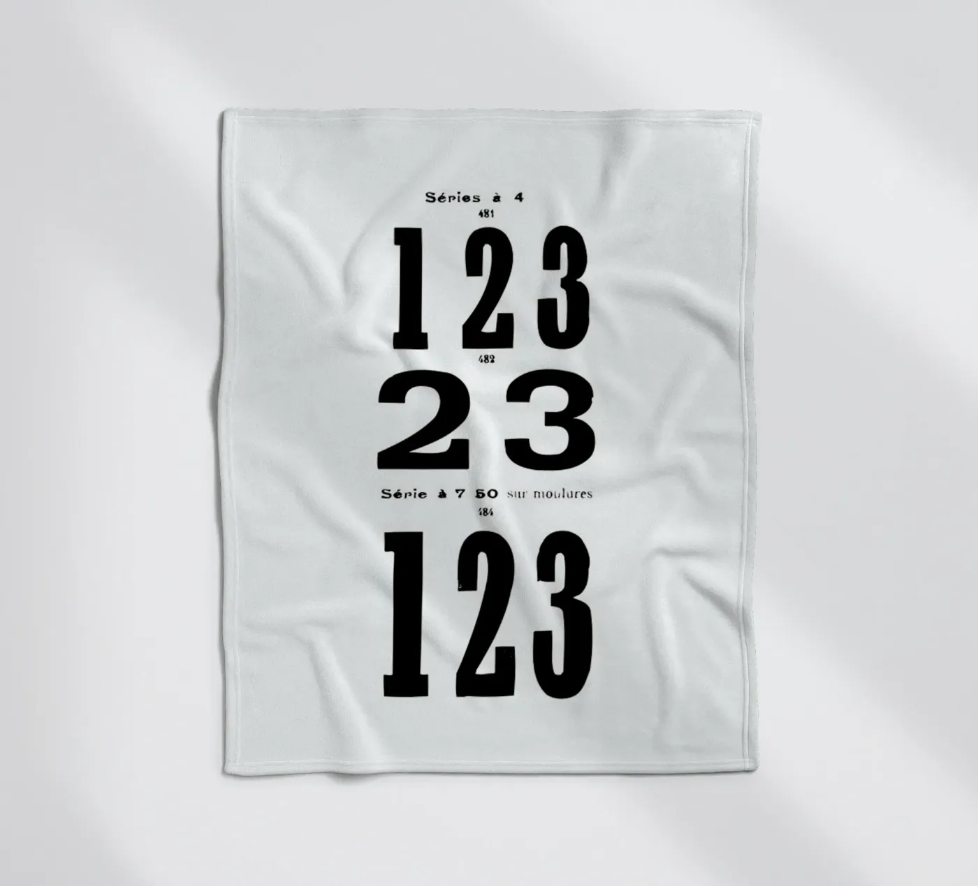 123 fleecedeken van Mr Cup