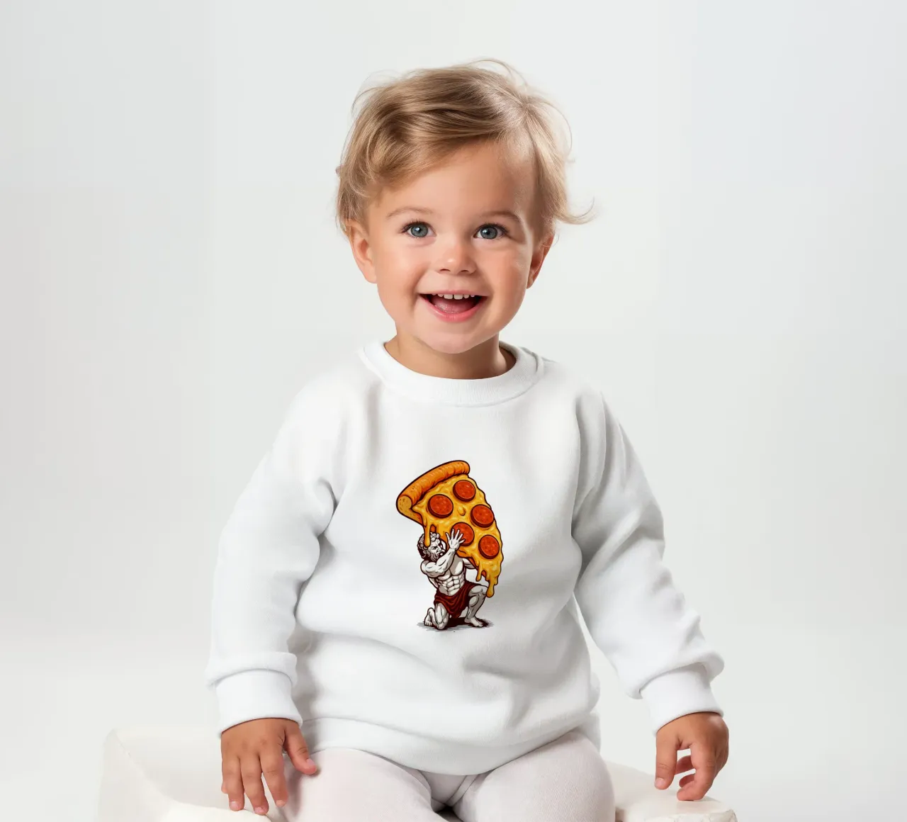 Pizza Atlas felpa neonato da LM2KONE
