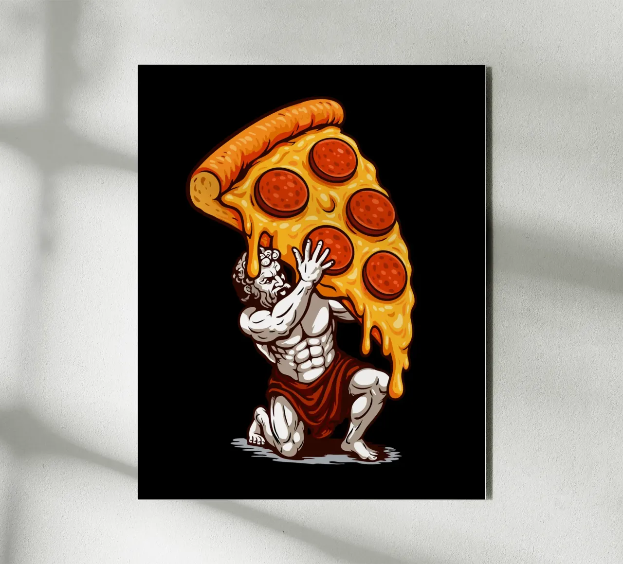 Pizza Atlas alluminio dibond da LM2KONE