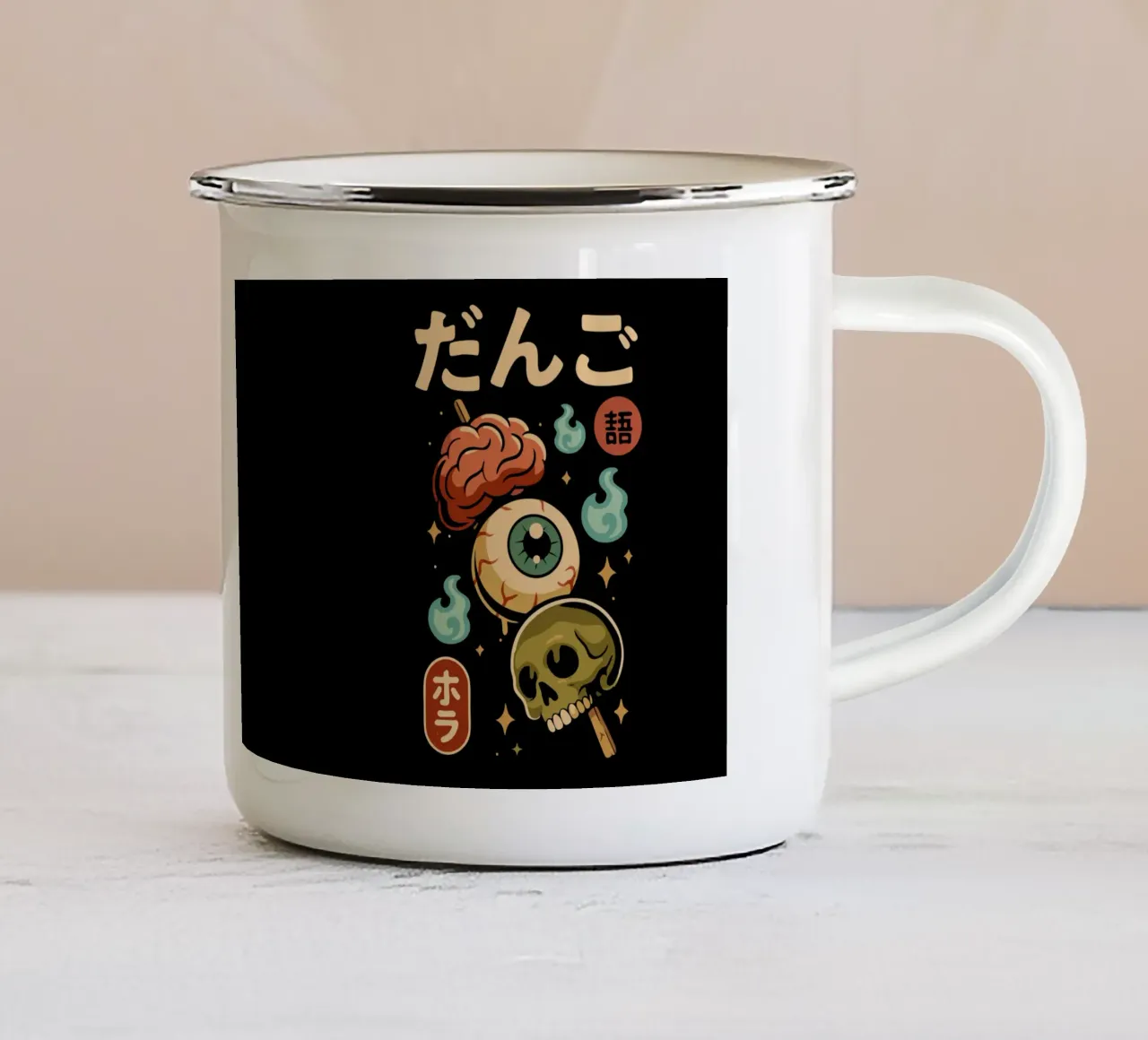 Dango horror giapponese tazza in smalto da LM2KONE