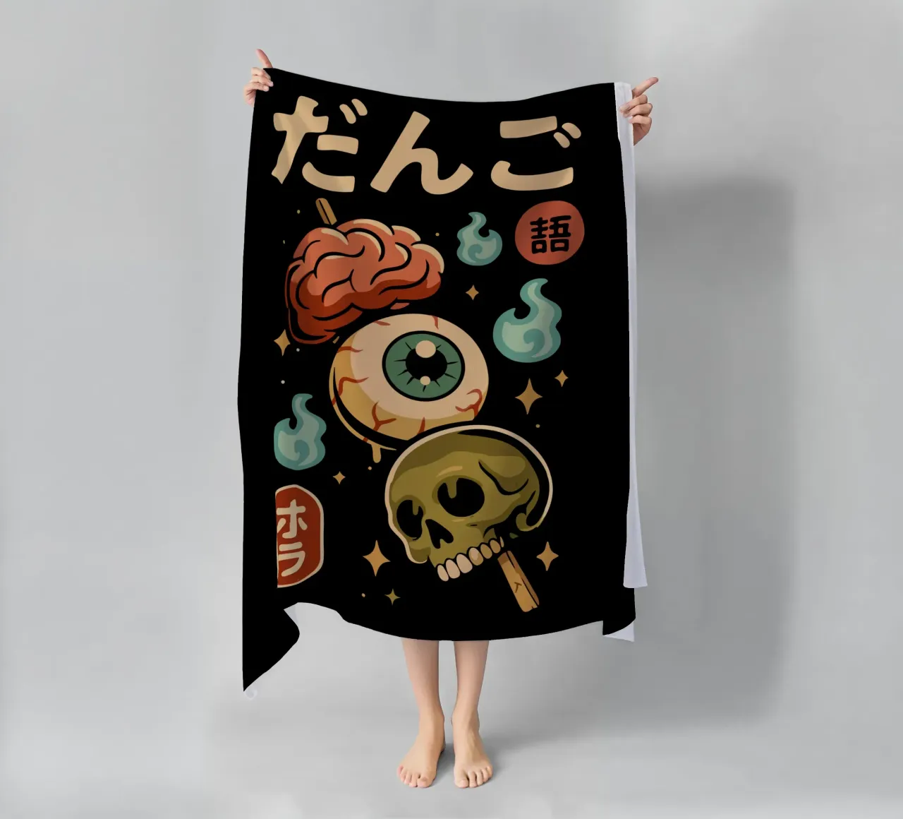 Dango horror giapponese telo mare da LM2KONE
