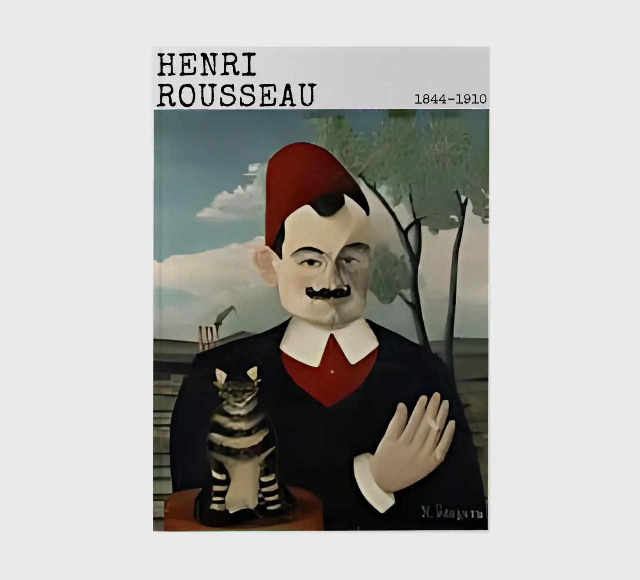 Portrait of Pierre Loti by Henri Rousseau notebook by tokovictory