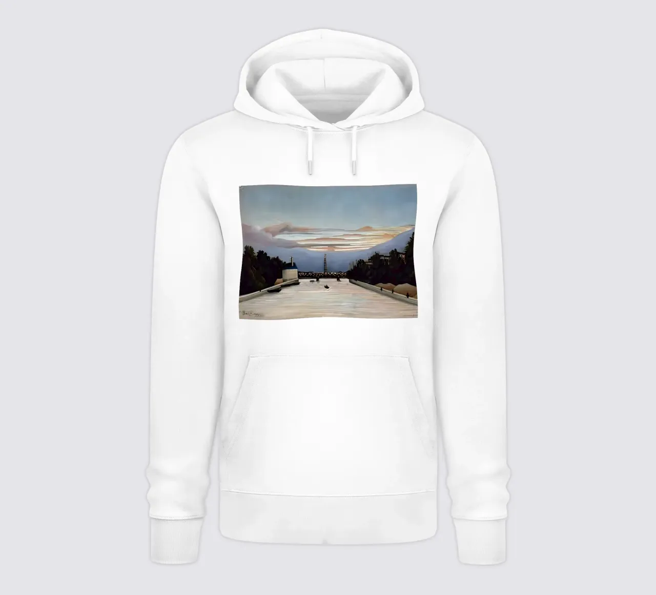 La Torre Eiffel di Henri Rousseau felpa con cappuccio da tokovictory