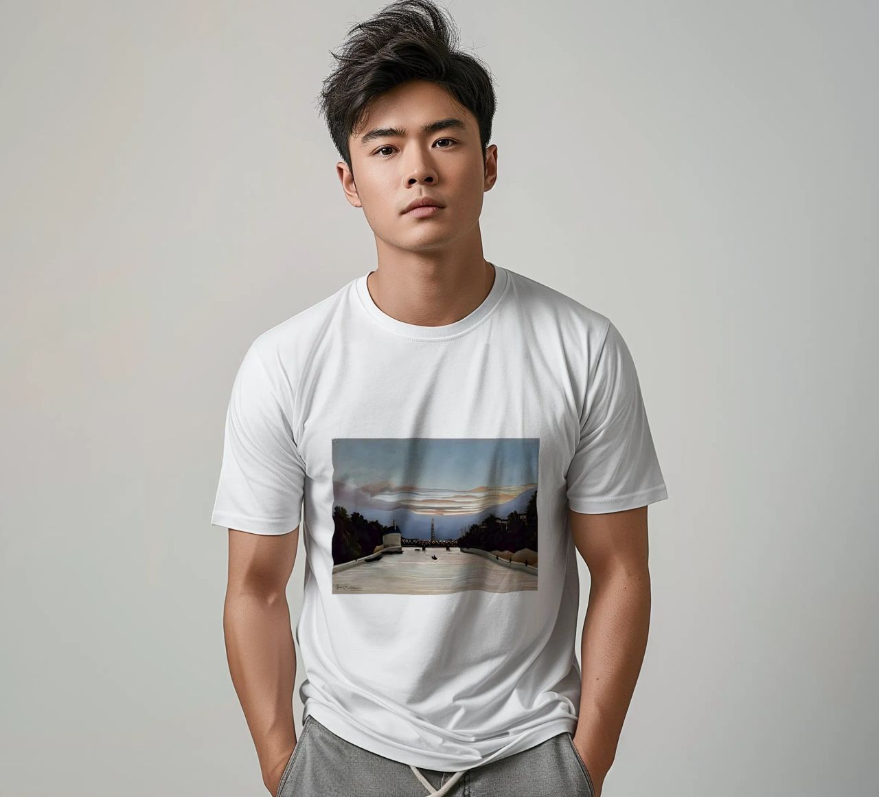 La Torre Eiffel di Henri Rousseau t-shirt da tokovictory