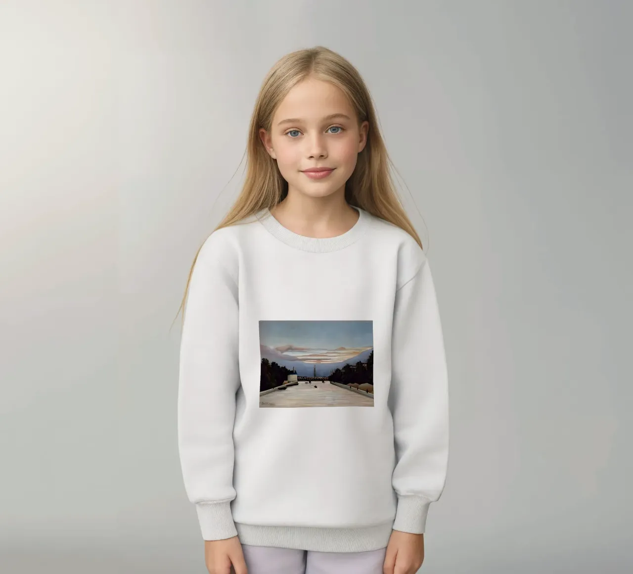 La Torre Eiffel di Henri Rousseau felpa bambino da tokovictory