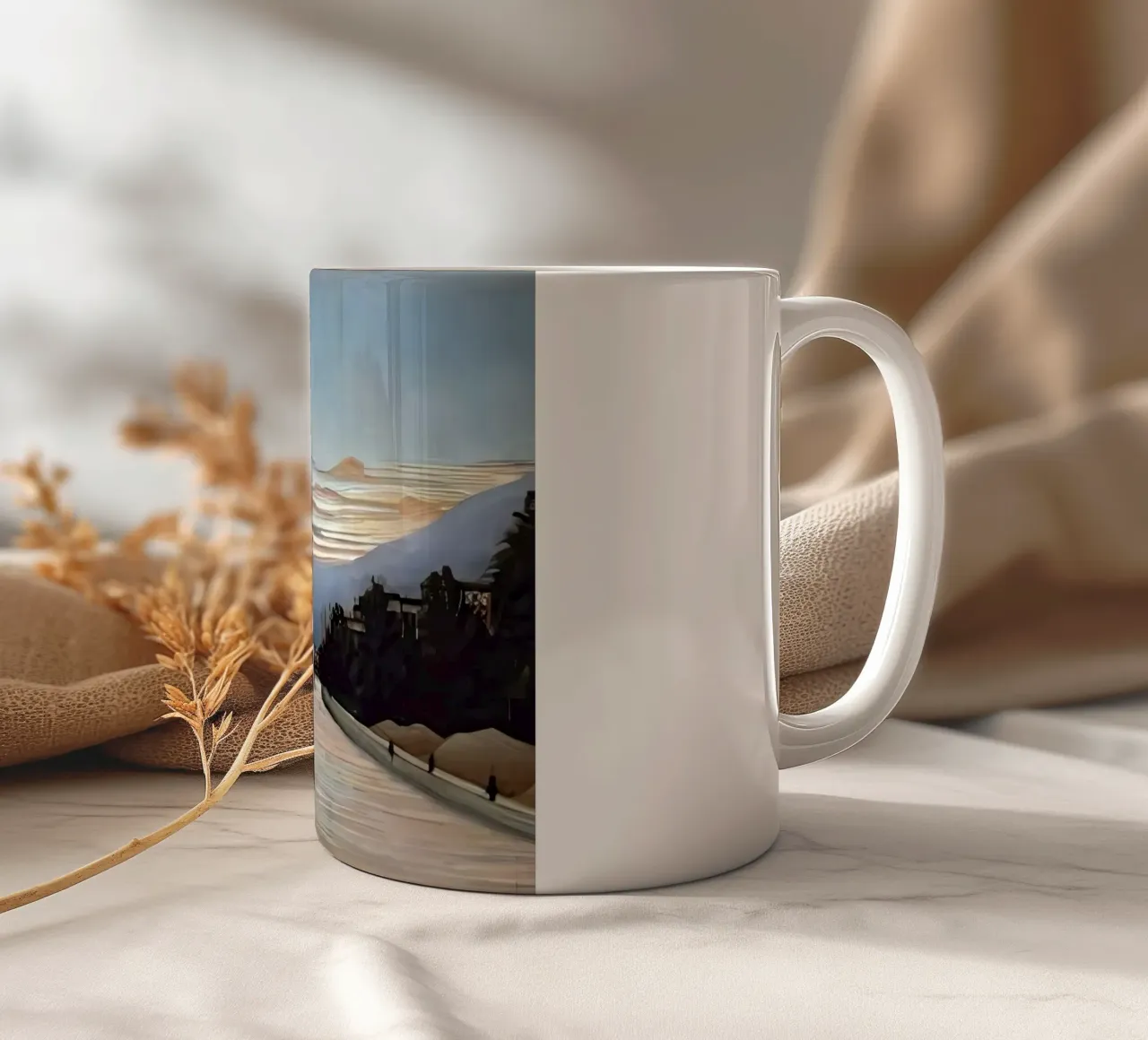 The Eiffel Tower by Henri Rousseau ceramic mug by tokovictory