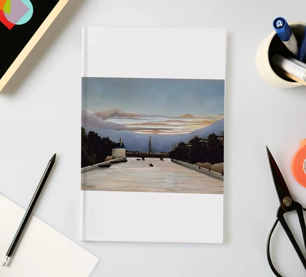 Der Eiffelturm von Henri Rousseau Notizbuch von tokovictory