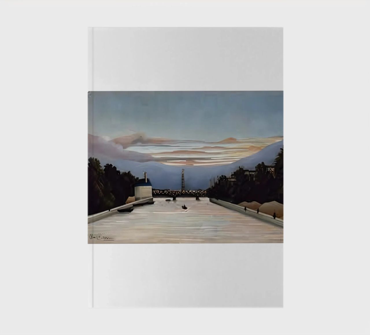 The Eiffel Tower by Henri Rousseau notebook by tokovictory