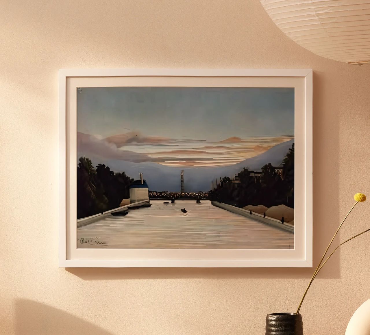 The Eiffel Tower by Henri Rousseau poster by tokovictory
