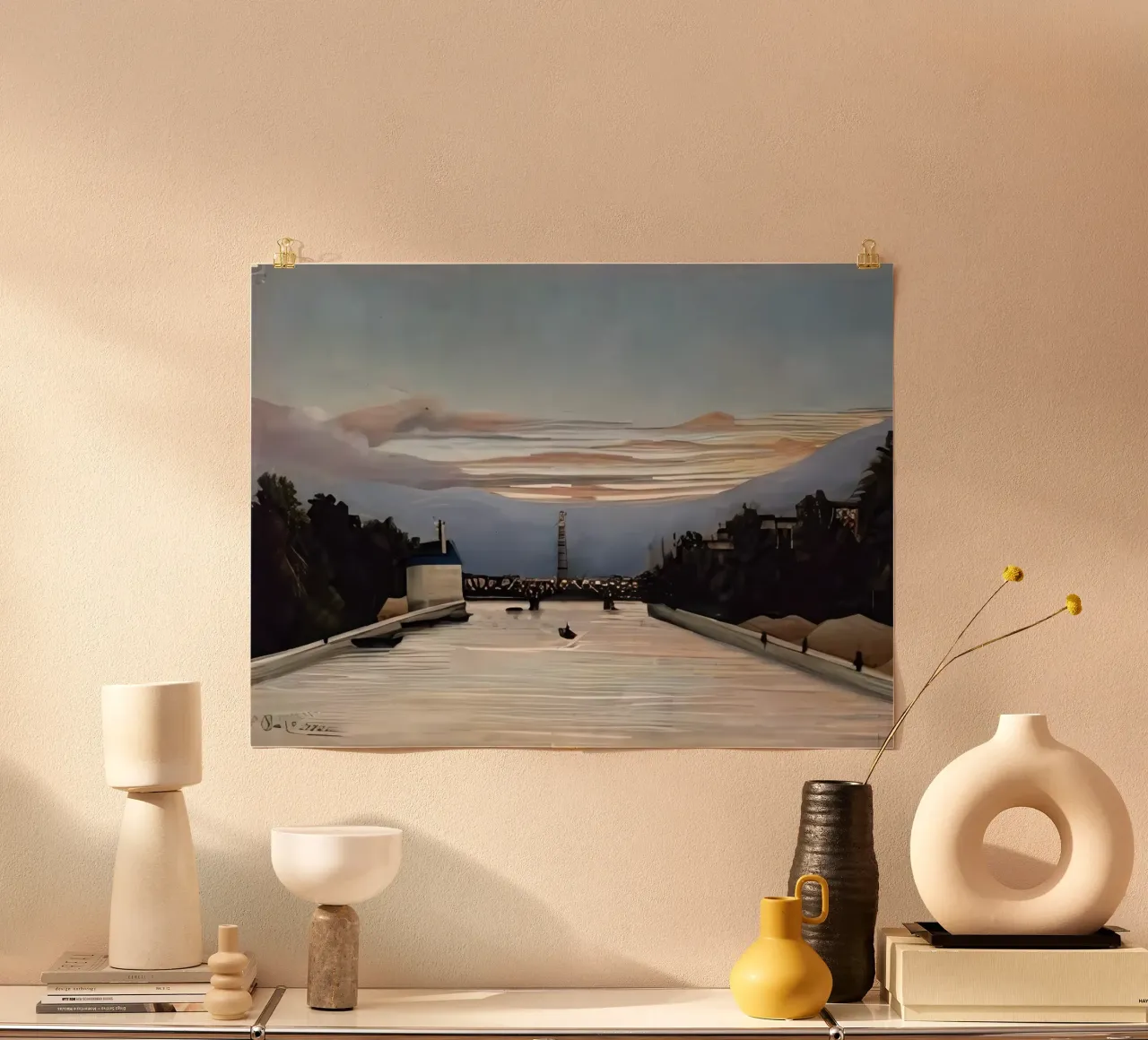 La Torre Eiffel de Henri Rousseau poster de tokovictory