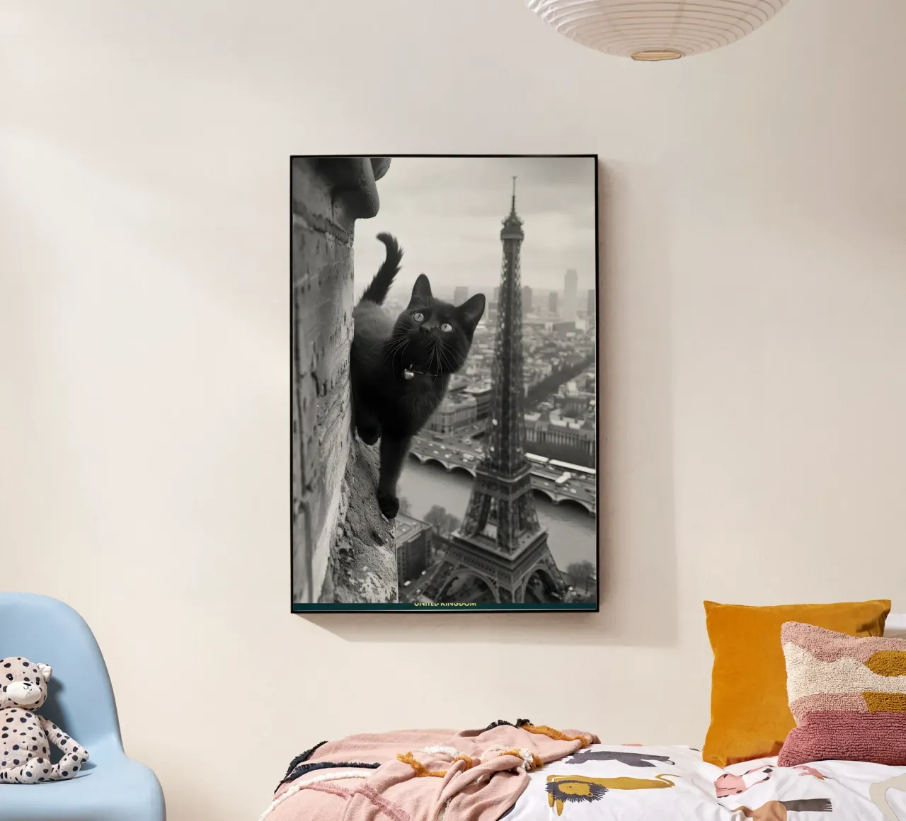 Kitty a Parigi plexiglass da Beauty wall