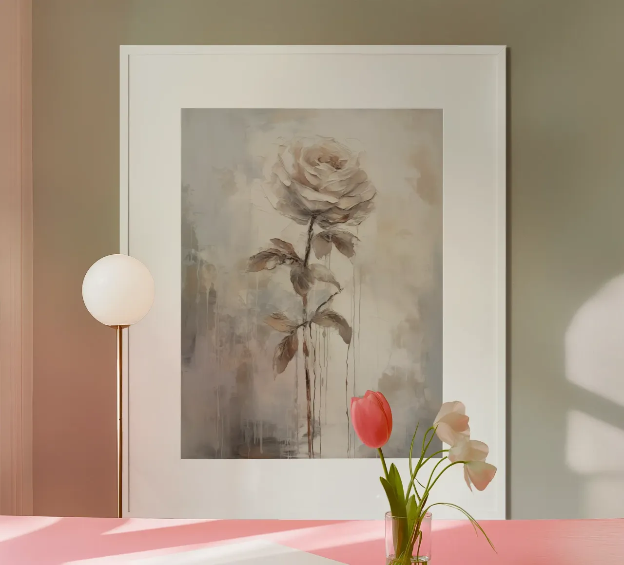 Arte da parete di Imagine poster con telaio in legno da Imagine