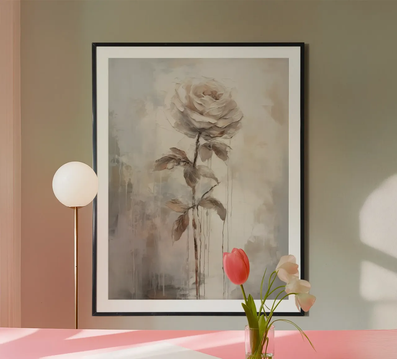 Arte da parete di Imagine poster con telaio in legno da Imagine