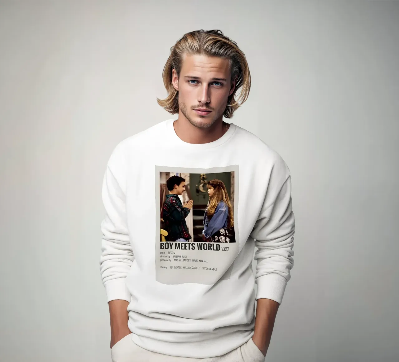 BOY MEETS WORLD 1993 felpa da MVFminimalist