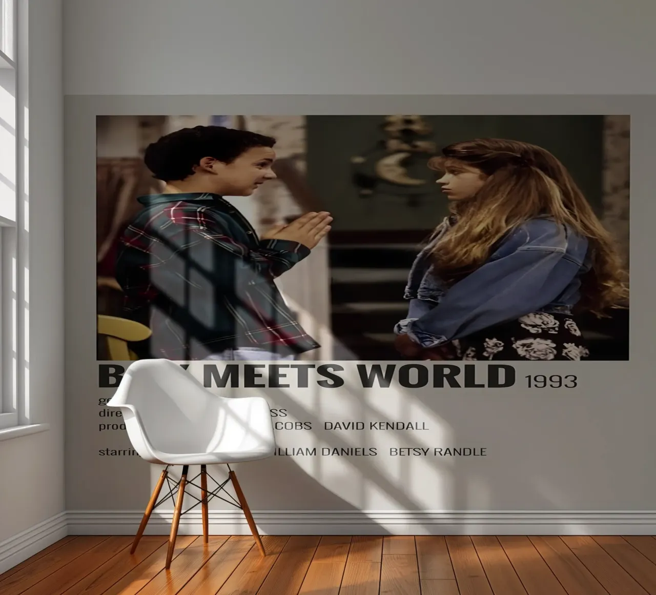 BOY MEETS WORLD 1993 carta da parati fotografica da MVFminimalist