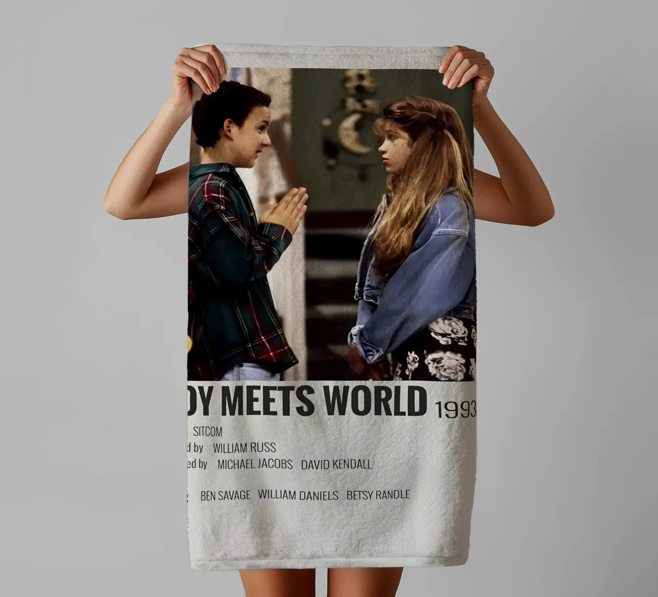 BOY MEETS WORLD 1993 asciugamano da bagno da MVFminimalist