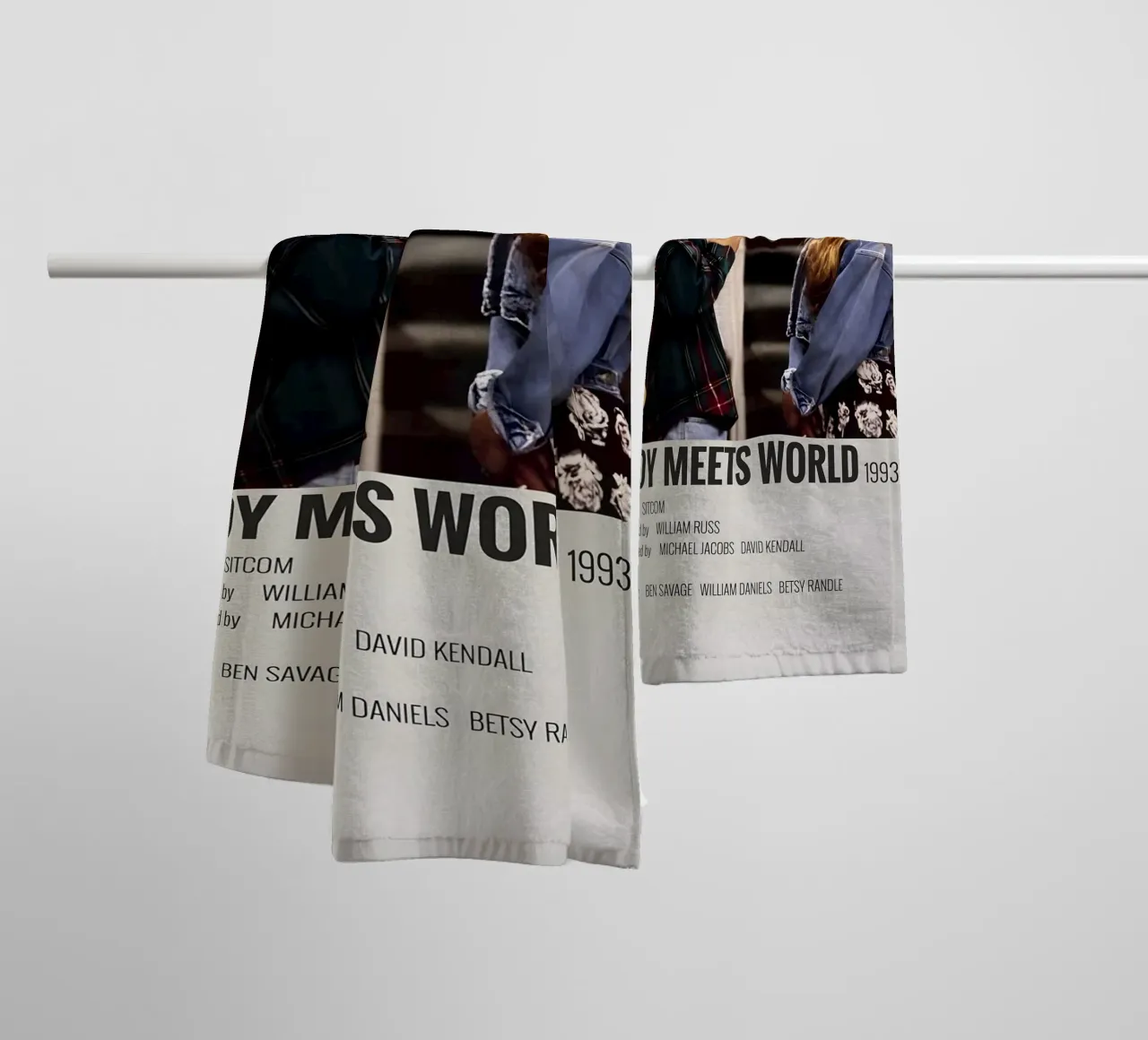 BOY MEETS WORLD 1993 asciugamano da bagno da MVFminimalist