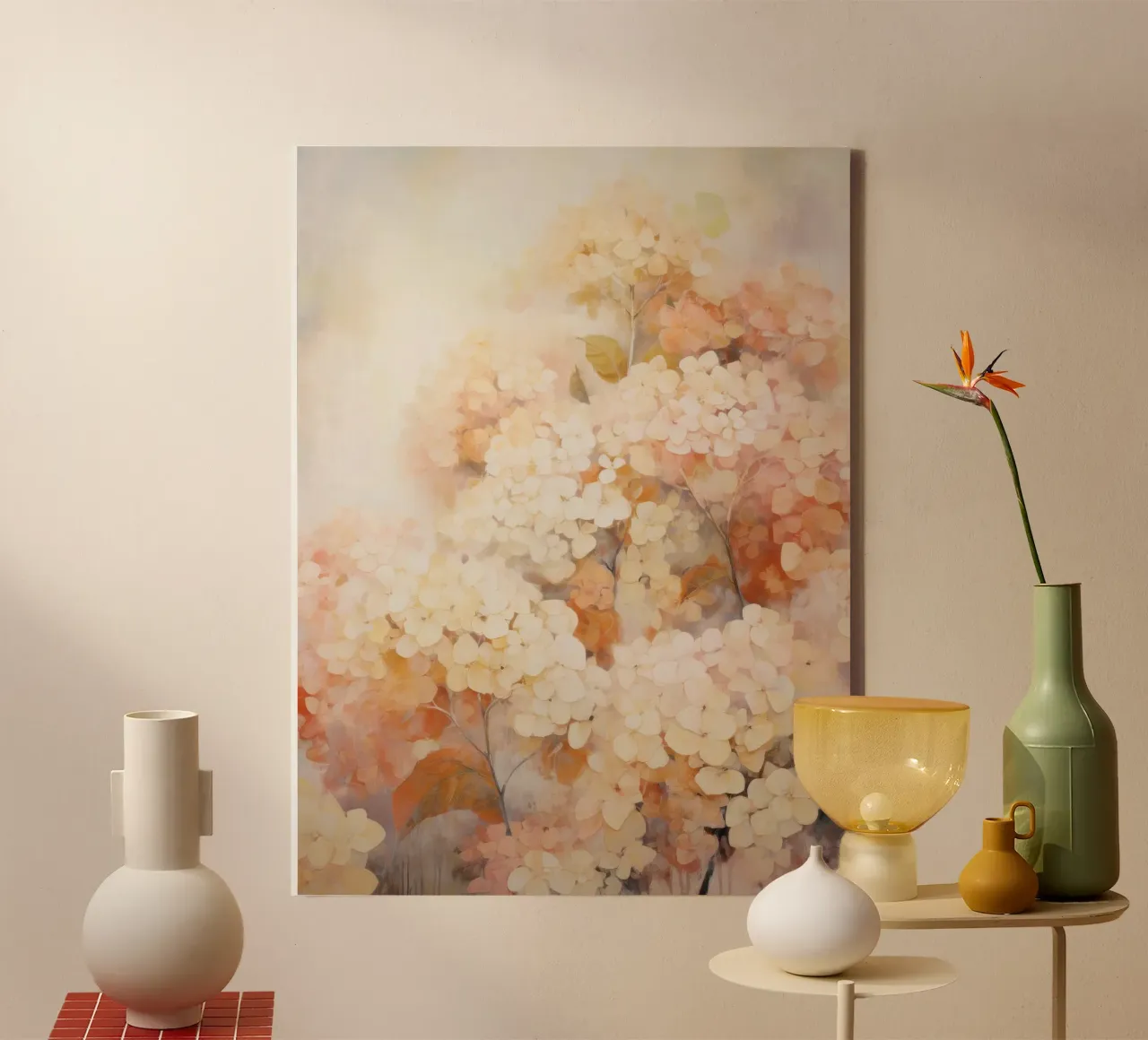 Muurkunst van Imagine canvas met Baklijst van Imagine