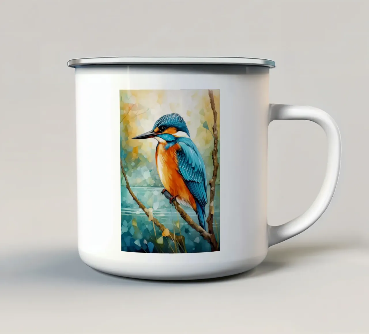 Arte da parete di Imagine tazza in smalto da Imagine