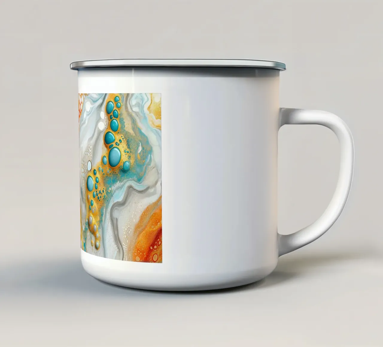 Arte da parete di Imagine tazza in smalto da Imagine