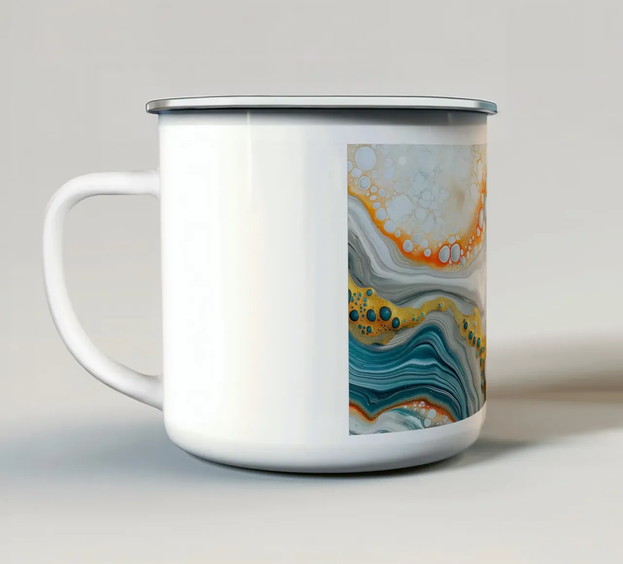 Arte da parete di Imagine tazza in smalto da Imagine