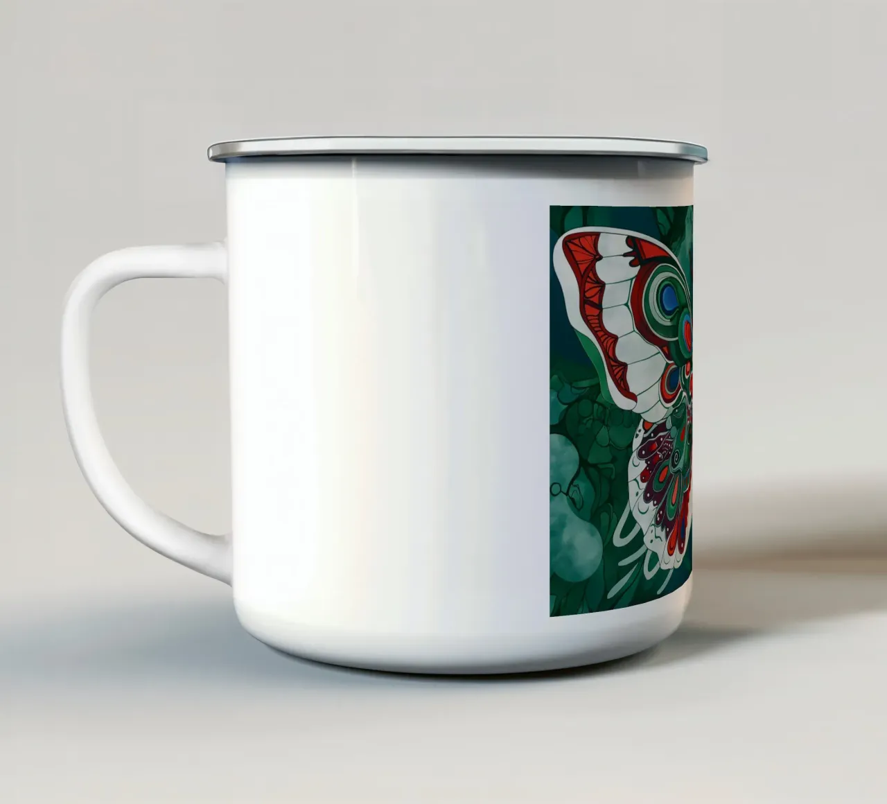 Arte da parete di Imagine tazza in smalto da Imagine