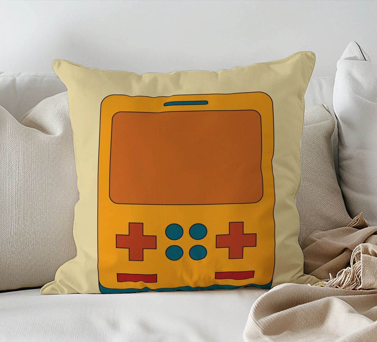 Retro Block Master cuscino da Retro Boy Art