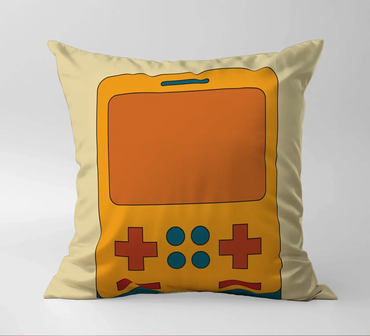 Retro Block Master cojín de Retro Boy Art