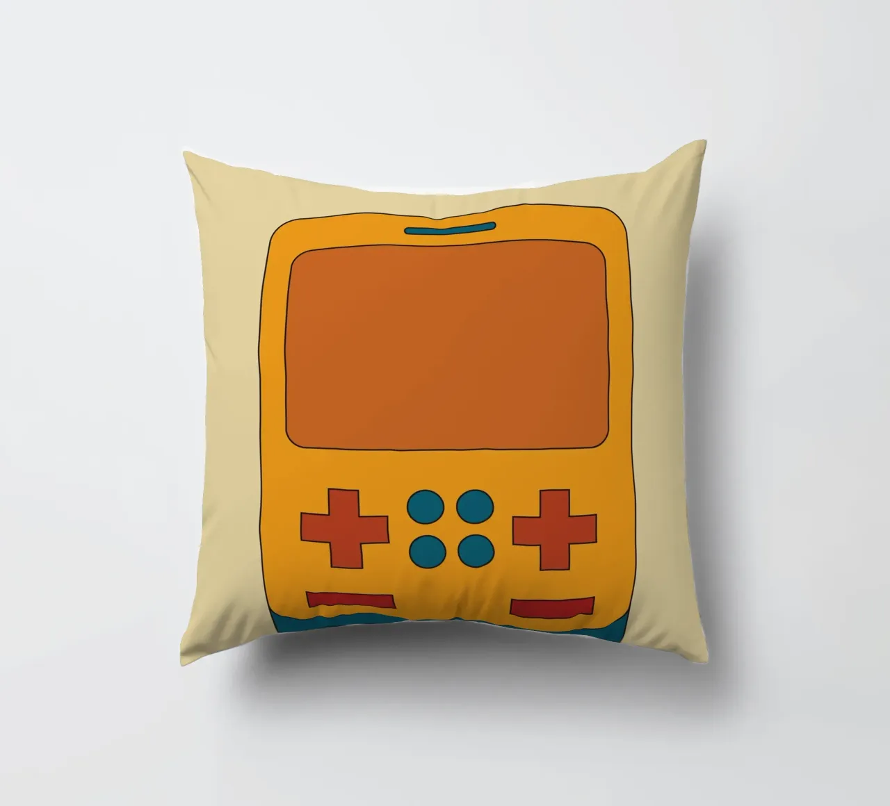 Retro Block Master cojín de Retro Boy Art