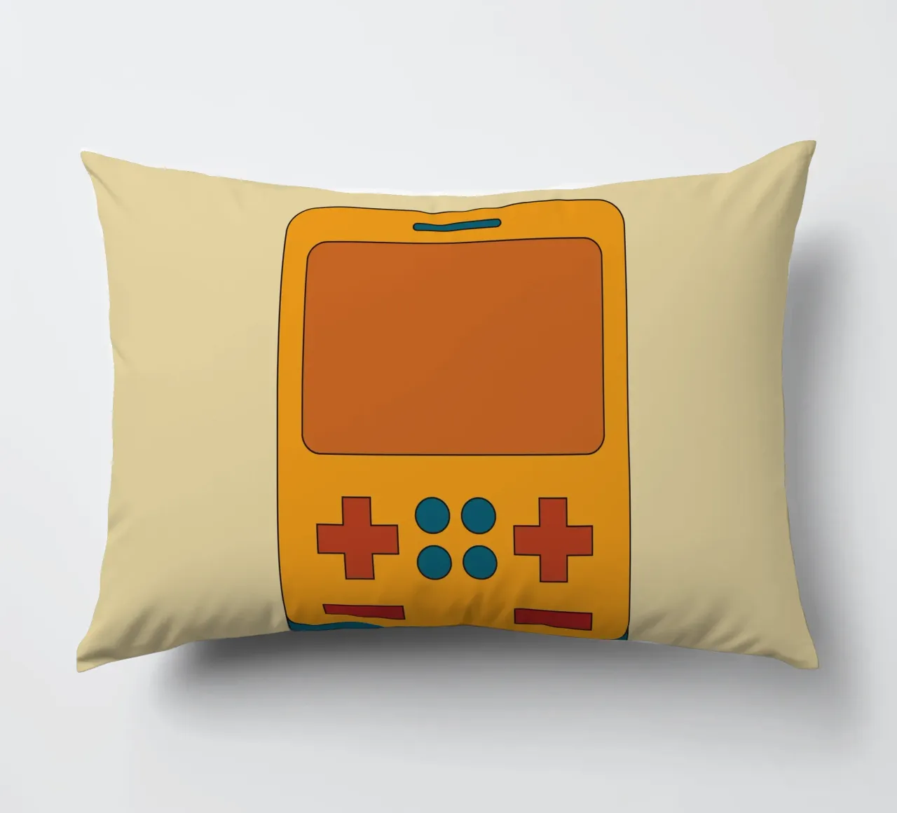 Retro Block Master cojín de Retro Boy Art