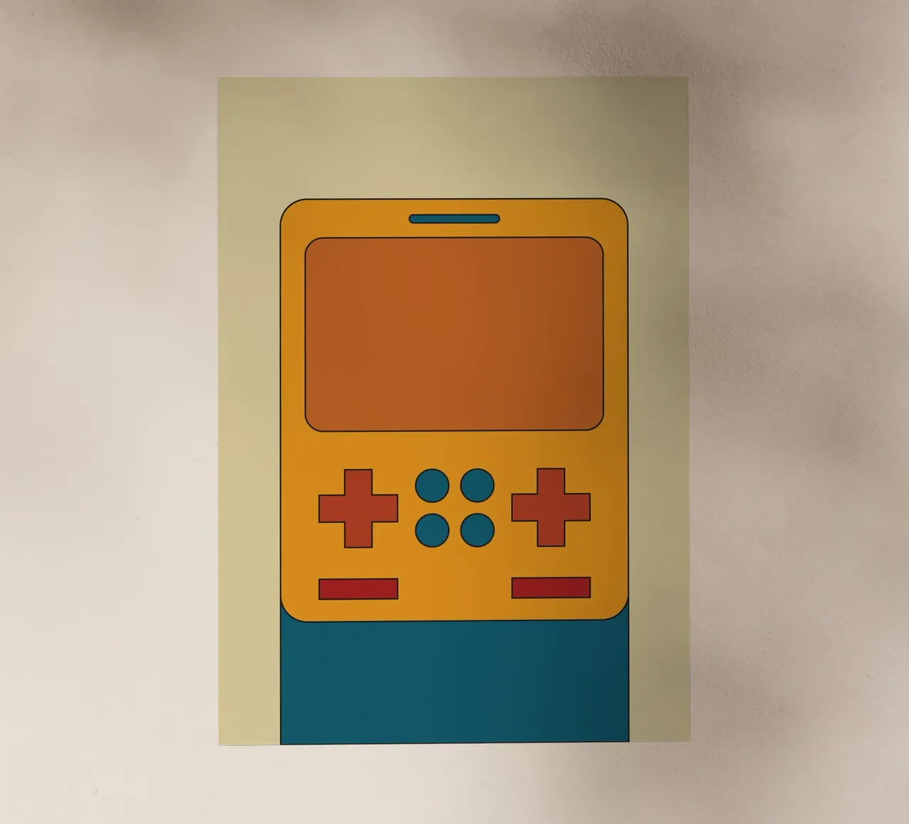 Retro Block Master lámina retroiluminada de Retro Boy Art