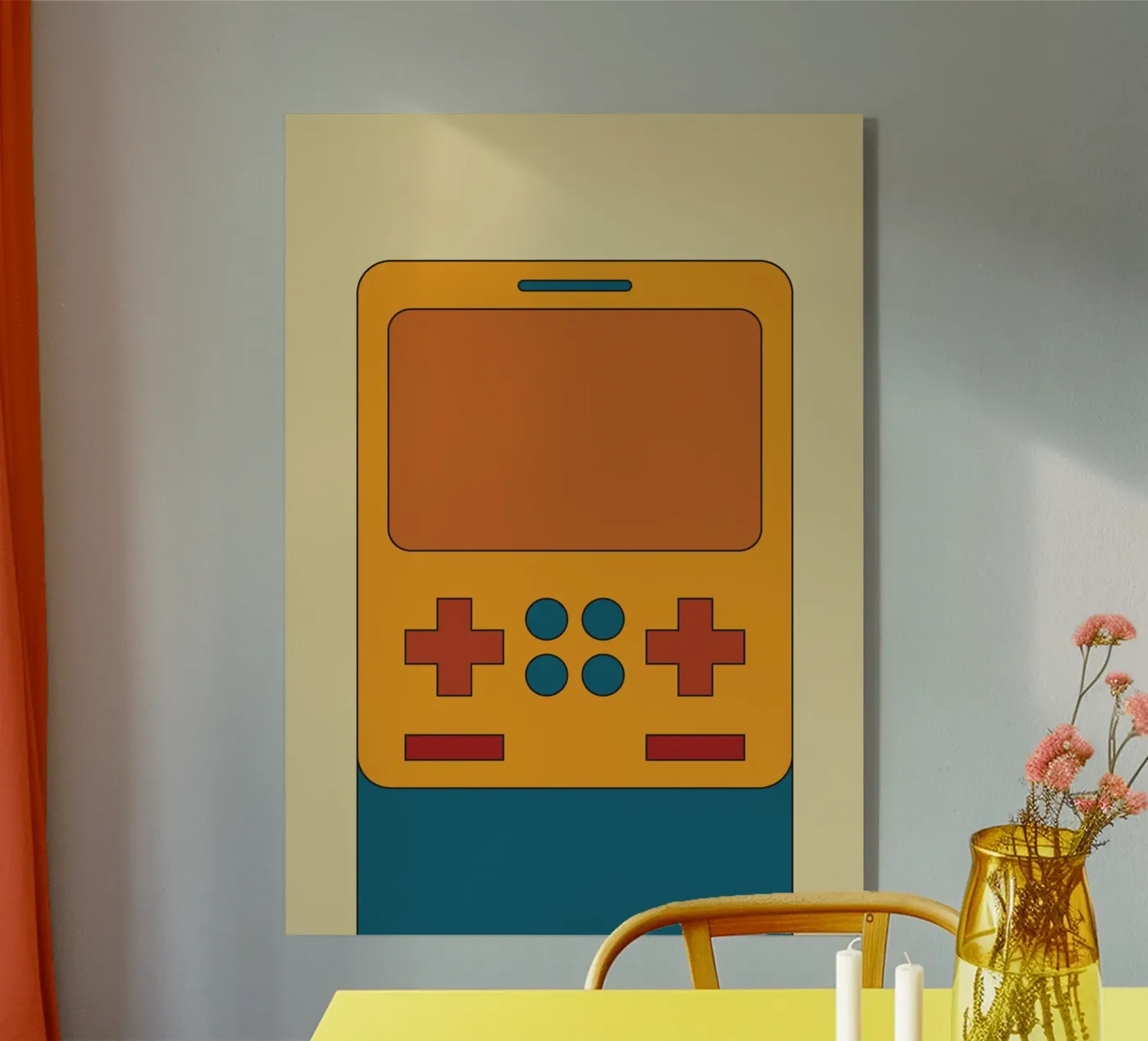 Retro Block Master Acryl-Glas von Retro Boy Art