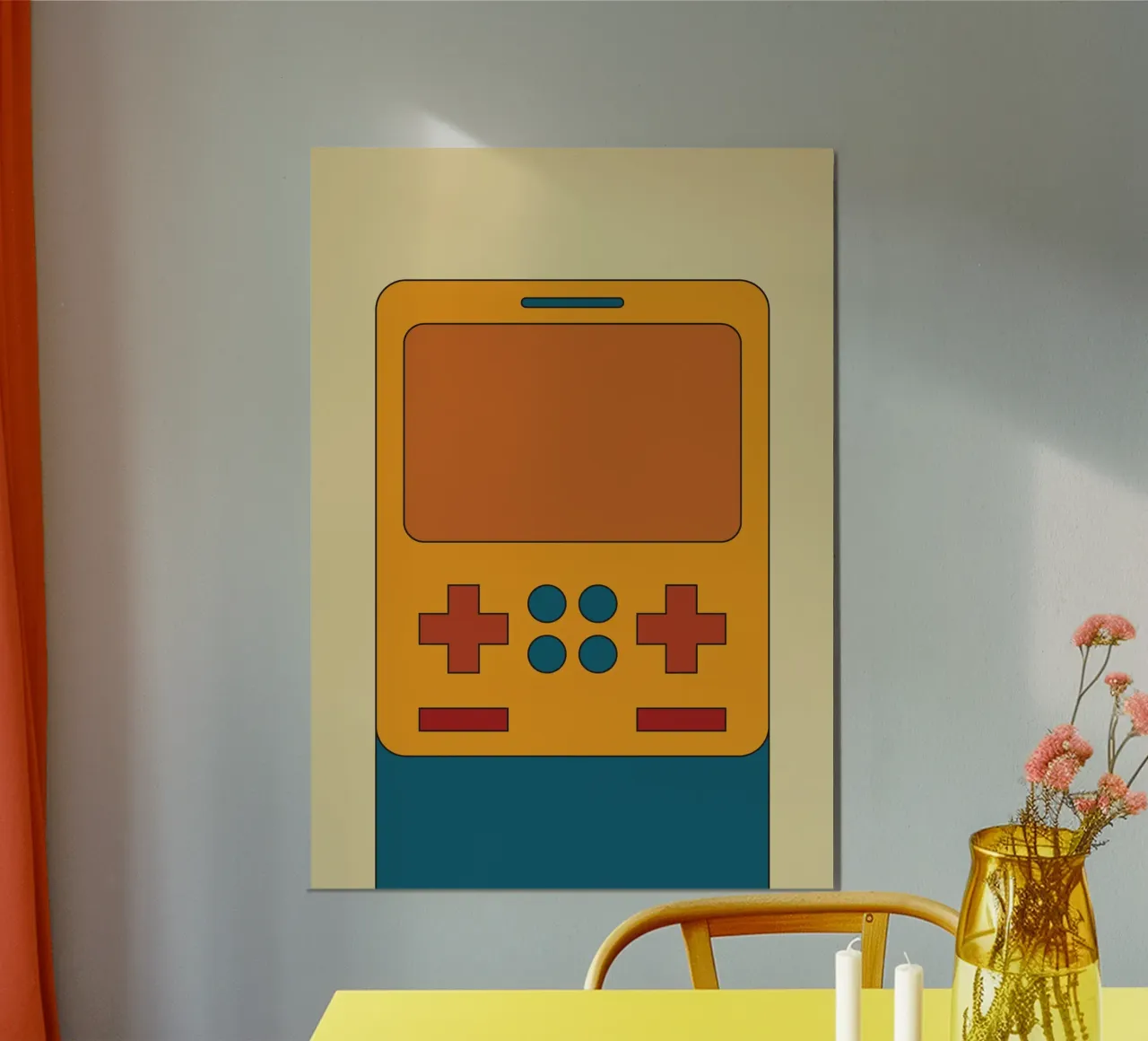 Retro Block Master pannello forex da Retro Boy Art