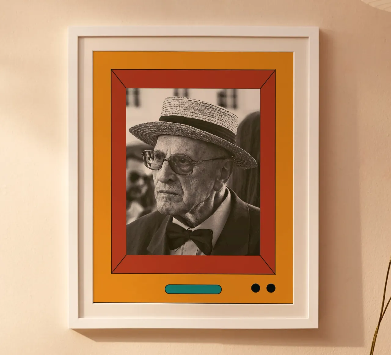 Retro Screen Canvas hahnemühle van Retro Boy Art