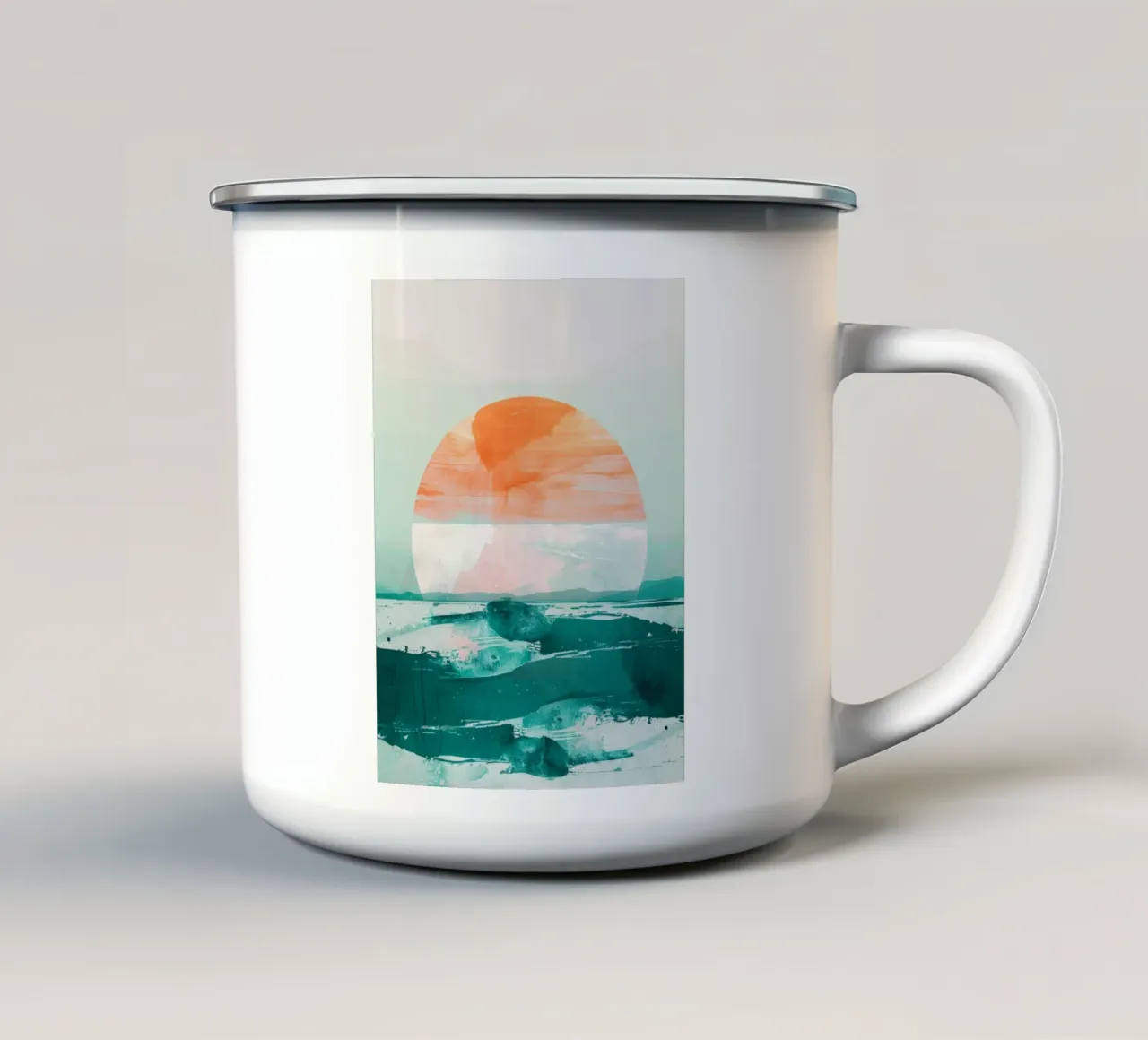 Arte da parete di Imagine tazza in smalto da Imagine