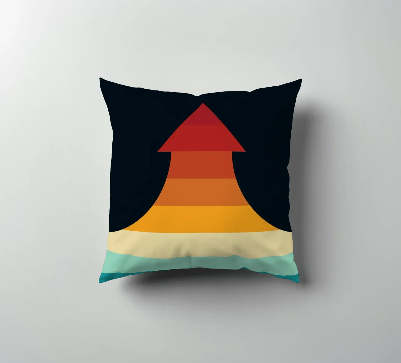 Retro Arrow Boost High coussin de Retro Boy Art