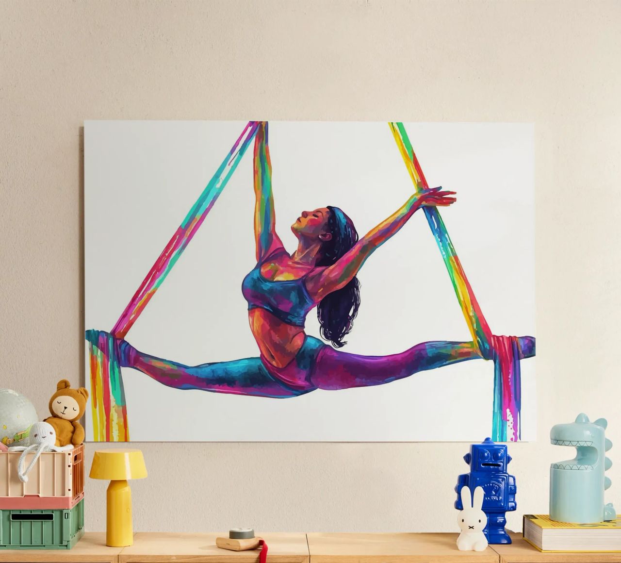 Performance di seta aerea alluminio dibond da YogaShop